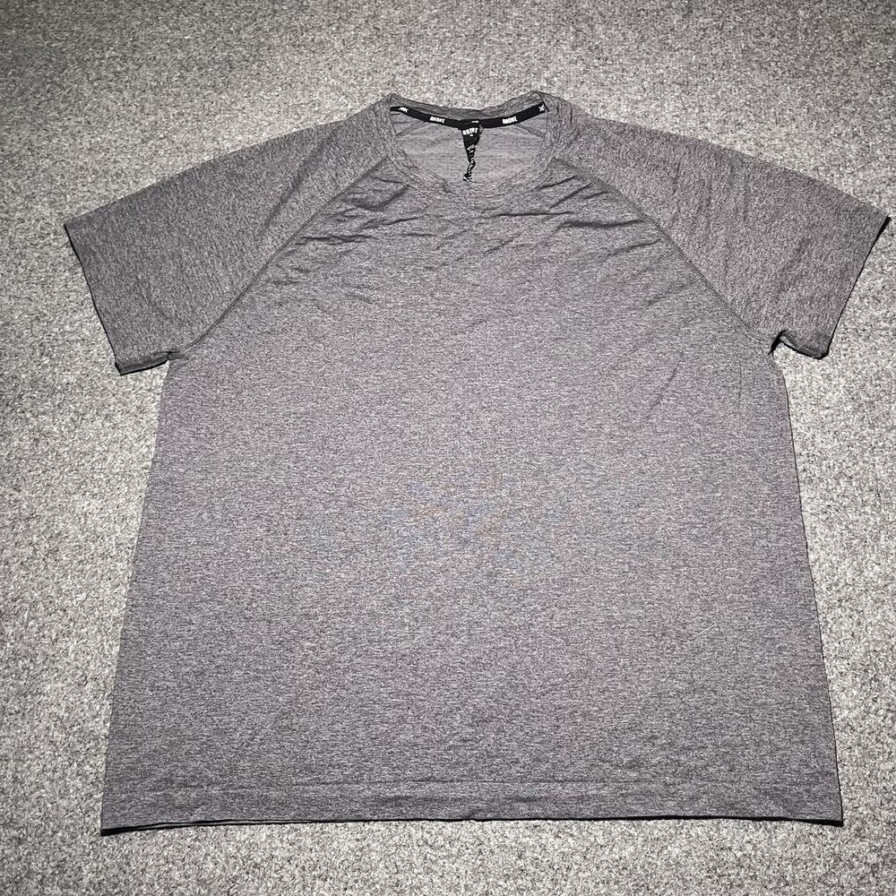 Rhone T Shirt Mens XL Gray Performance Athletic Tee Lightweight Stretch Gym